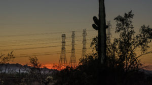 The power lines that spoiled the views of Taliesin West